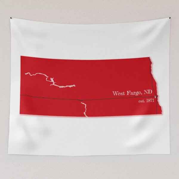 Item preview, West Fargo, ND [Red] designed and sold by PhilbonianDezin.
