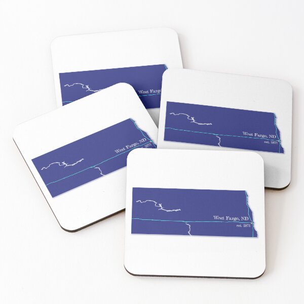 Item preview, West Fargo, ND [Blue] designed and sold by PhilbonianDezin.