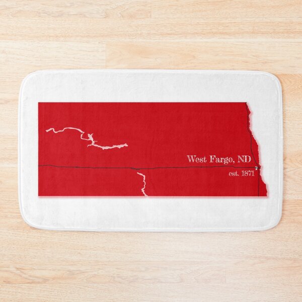 Item preview, West Fargo, ND [Red] designed and sold by PhilbonianDezin.