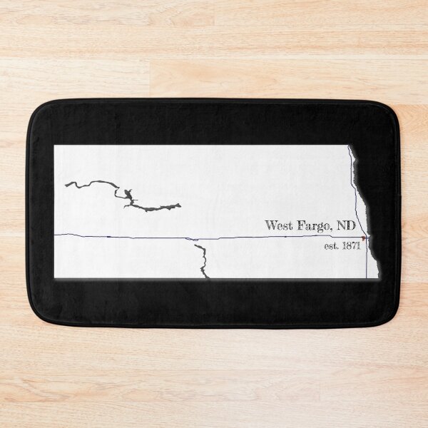 Item preview, West Fargo, ND [White] designed and sold by PhilbonianDezin.