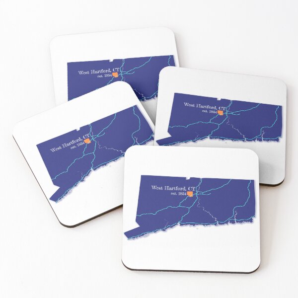 Item preview, West Hartford, CT [Blue] designed and sold by PhilbonianDezin.