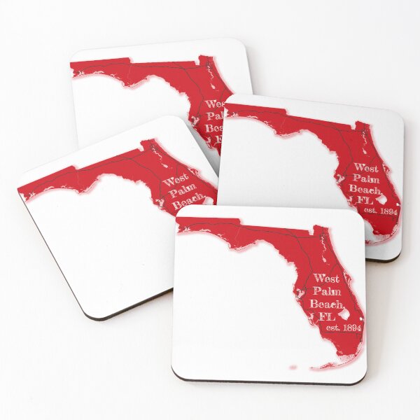 Item preview, West Palm Beach, FL [Red] designed and sold by PhilbonianDezin.