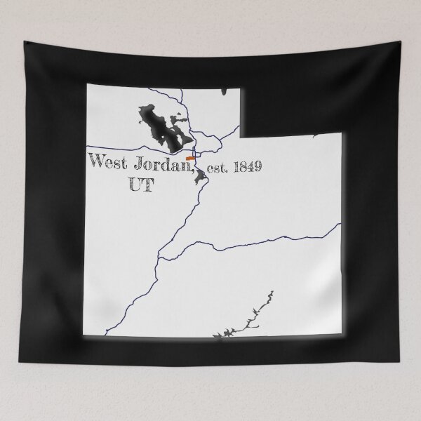 Item preview, West Jordan, UT [White] designed and sold by PhilbonianDezin.