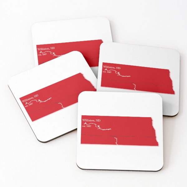 Item preview, Williston, ND [Red] designed and sold by PhilbonianDezin.