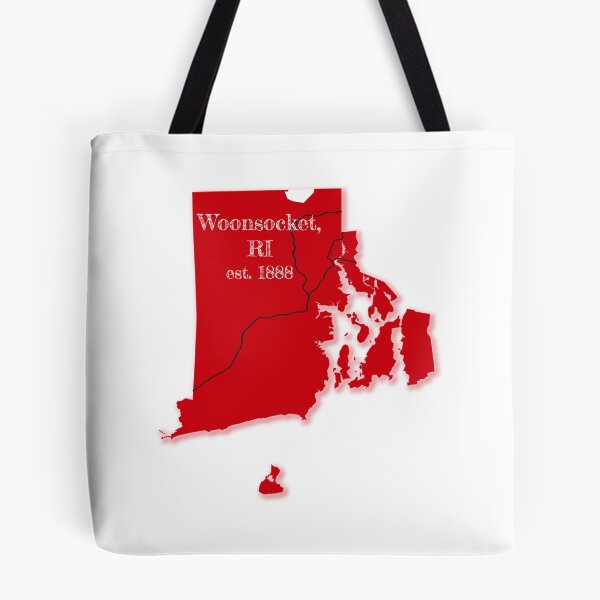 Item preview, Woonsocket, RI [Red] designed and sold by PhilbonianDezin.