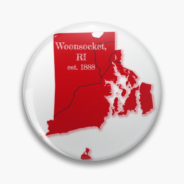 Item preview, Woonsocket, RI [Red] designed and sold by PhilbonianDezin.