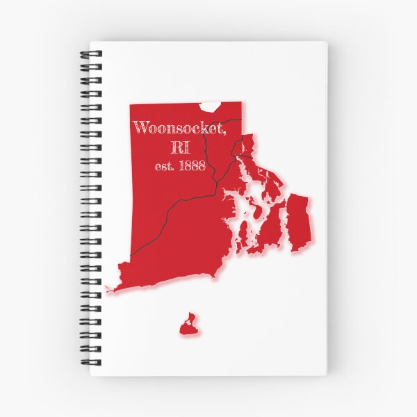 Item preview, Woonsocket, RI [Red] designed and sold by PhilbonianDezin.