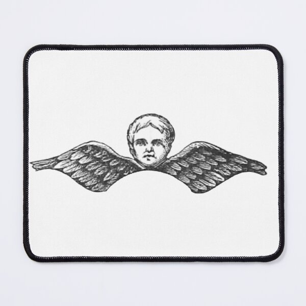 Item preview, Flying Cherub Head, Winged Cherub designed and sold by HawthorneFlame.