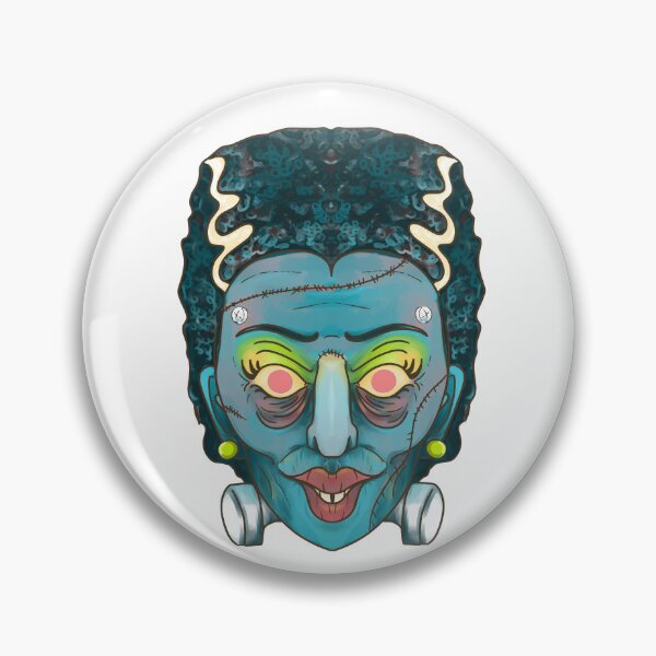 Item preview, Brenda (The Bride of Frankenstein’s) classic horror Halloween mask designed and sold by Ashlee Swallow.