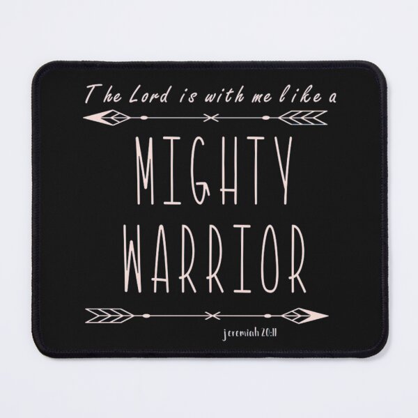 Item preview, Mighty Warrior-Jeremiah 20:11 Pink designed and sold by BecDill.