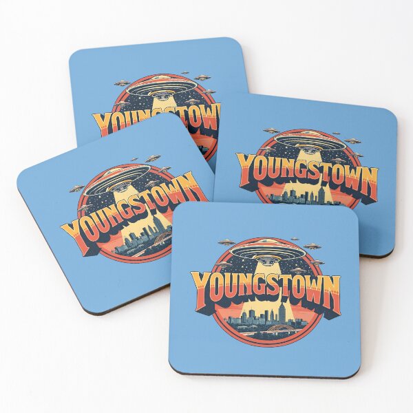 Item preview, Vintage Sci-Fi Youngstown, Ohio UFO Design designed and sold by Vintagenaut Co..