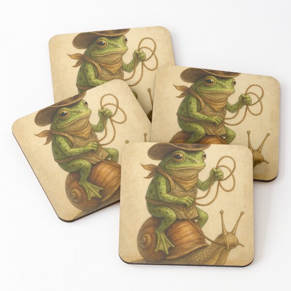 Item preview, Cowboy Frog Riding a Snail designed and sold by Lolili69.