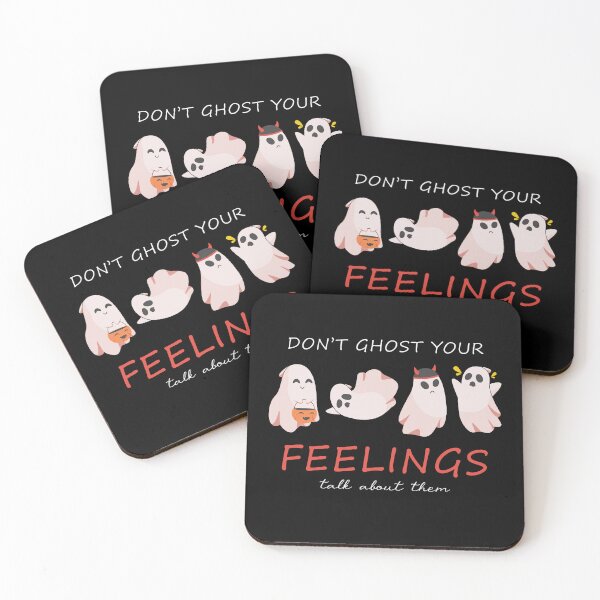 Item preview, Don't ghost your feelings, talk about them designed and sold by MartCrafted.