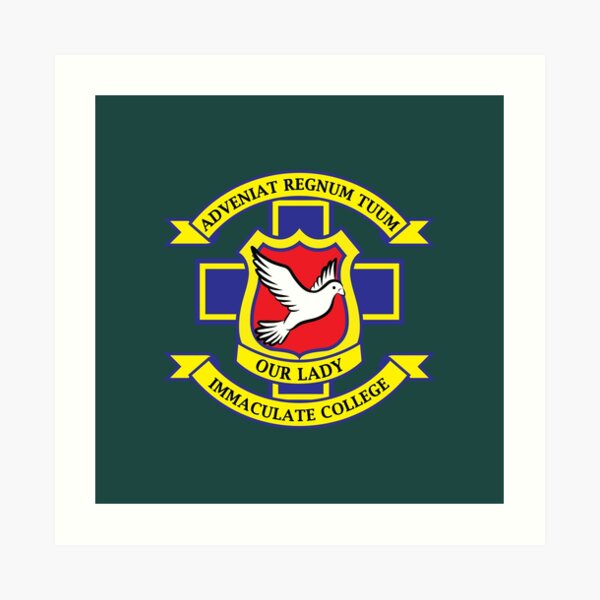 Derry Girls School Crest Art Print
