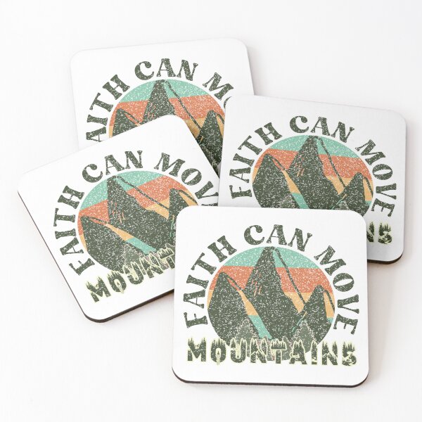 Item preview, Faith can move mountains designed and sold by JonysCreativeDesigns.