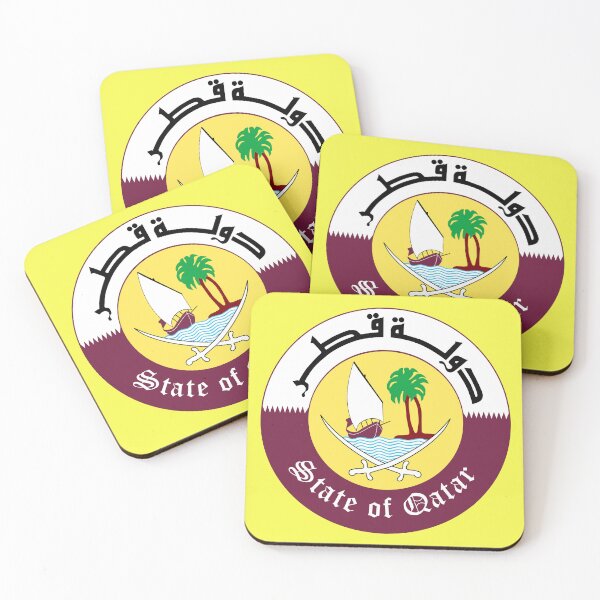 Item preview, national emblem seal of Qatar designed and sold by ak7sailor.