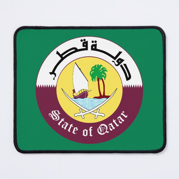 Item preview, national emblem seal of Qatar designed and sold by ak7sailor.