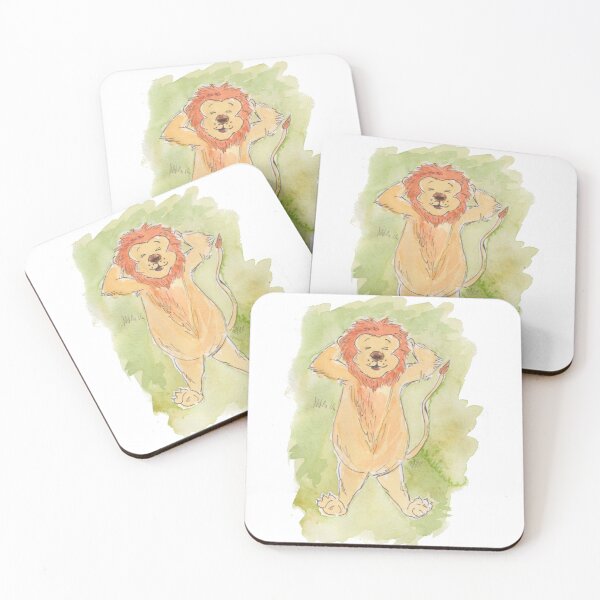Item preview, Lion Around in the Grass designed and sold by The Orangutan Gallery.
