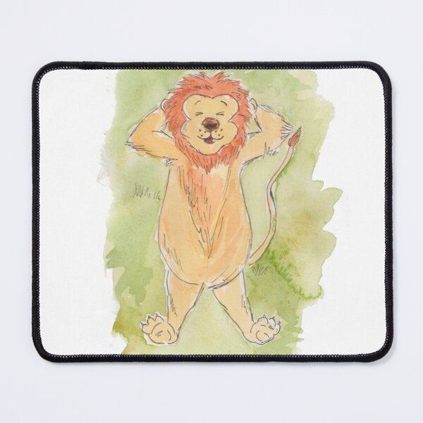 Item preview, Lion Around in the Grass designed and sold by The Orangutan Gallery.