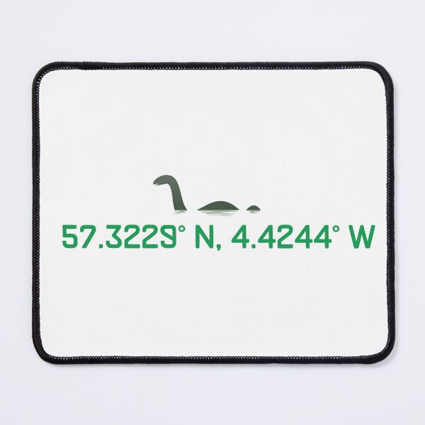 Item preview, Loch Ness Coordinates designed and sold by Rhubarb-Custard.