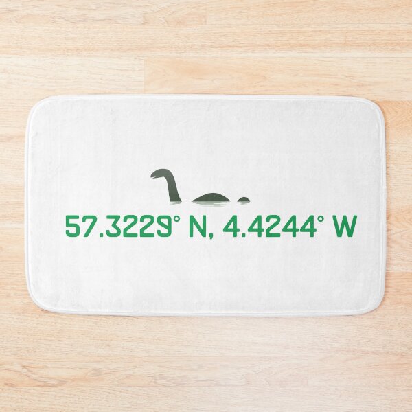 Item preview, Loch Ness Coordinates designed and sold by Rhubarb-Custard.
