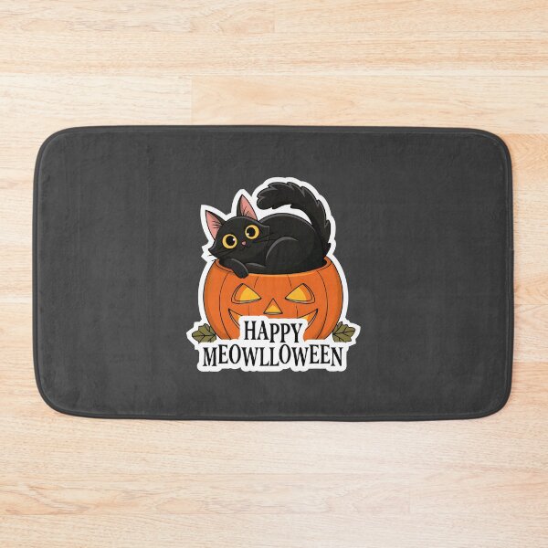 Item preview, Happy Meowlloween designed and sold by BaffledSnout.