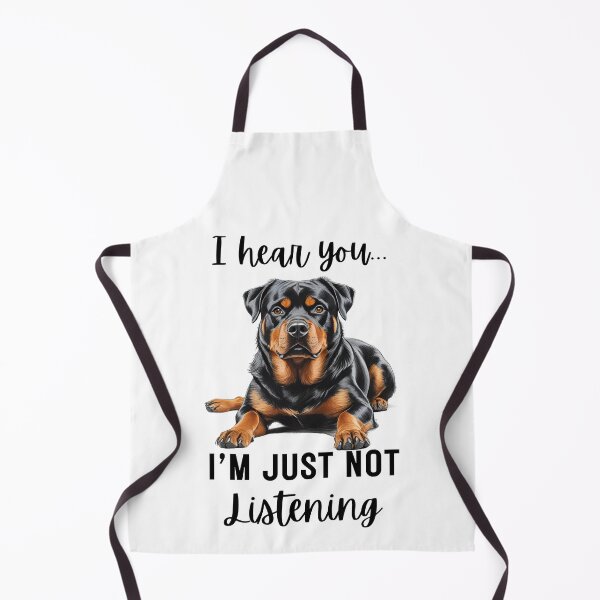 Item preview, Funny Stubborn Rottweiler Dog Quote – “I Hear You, I’m Just Not Listening” designed and sold by Fredster1966.