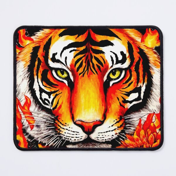 Item preview, Flaming Tiger designed and sold by ViaARTfactory.