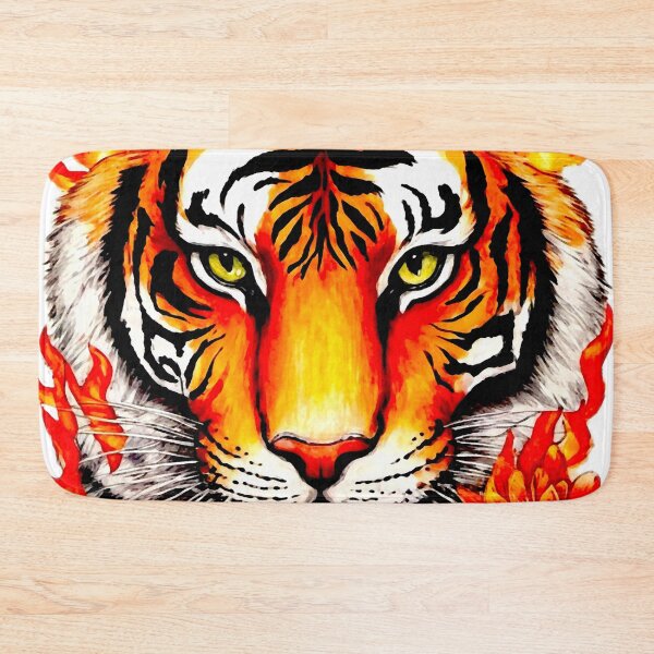 Item preview, Flaming Tiger designed and sold by ViaARTfactory.