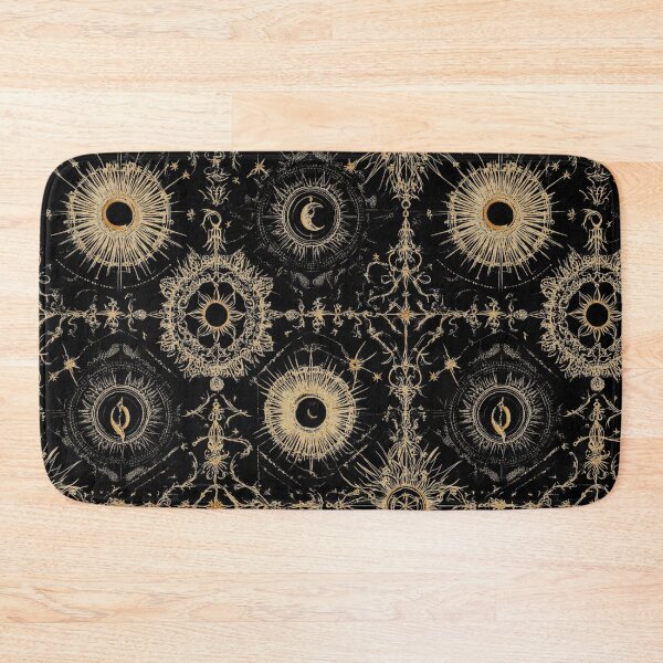 Item preview, Celestial Objects Gold Sun Moon and Stars designed and sold by LabMandala.