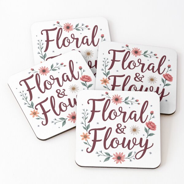 Item preview, Floral and Flowy Feminine Typography designed and sold by ZionzRoyalty.