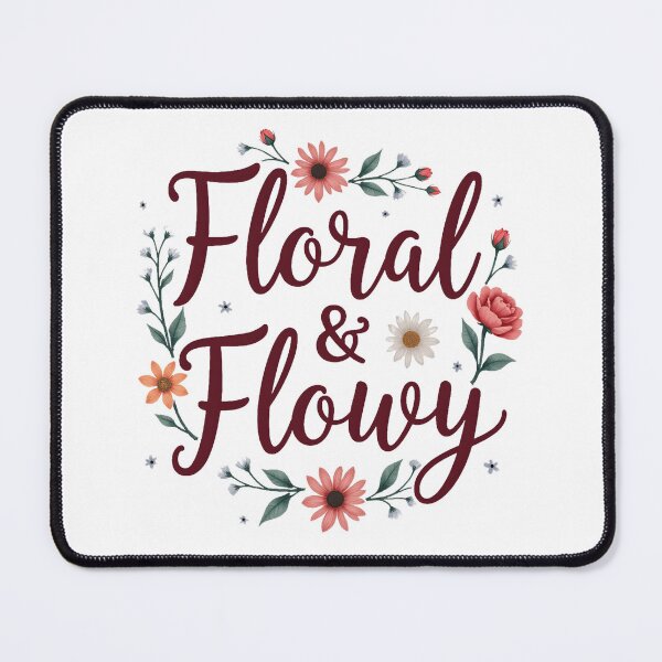 Item preview, Floral and Flowy Feminine Typography designed and sold by ZionzRoyalty.