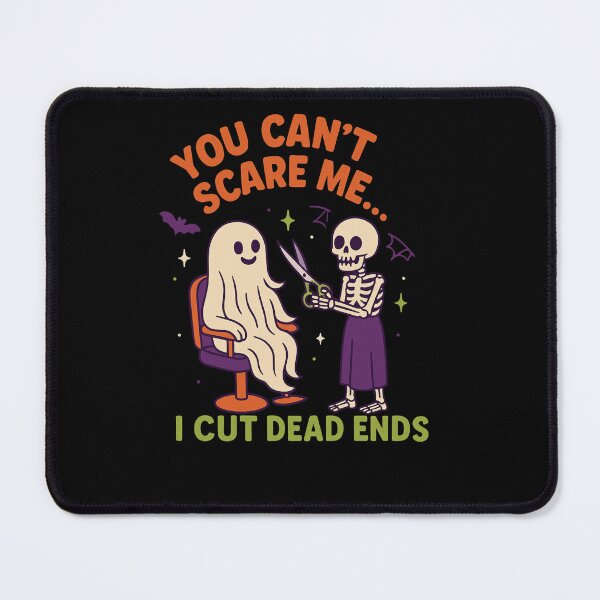 Item preview, You Can’t Scare Me I Cut Dead Ends | Funny Halloween Hairstylist & Barber T-Shirt designed and sold by Zippitydodads.