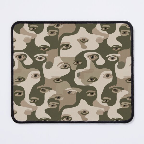 Item preview, Surreal Face Camouflage Pattern designed and sold by Prismatect.