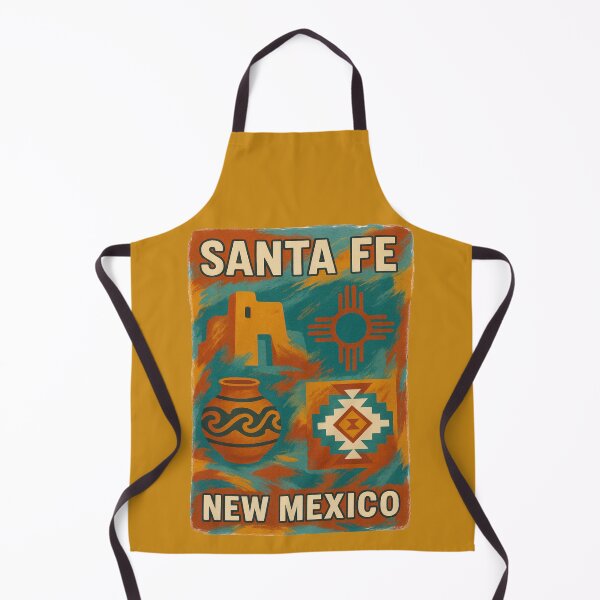 Item preview, Santa Fe New Mexico T-Shirt – Southwestern Art Tee with Zia Sun, Pueblo Pottery & Navajo Pattern Design designed and sold by Rtim1230.