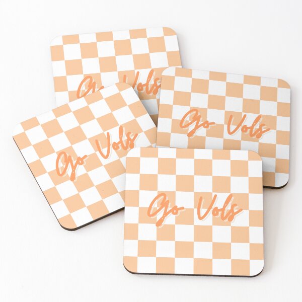 Item preview, Go Vols Orange and White Checkerboard  designed and sold by JettieDesignCo.