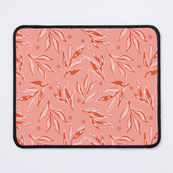 Item preview, Pink and red bohemian leaves designed and sold by DafneDStudio.