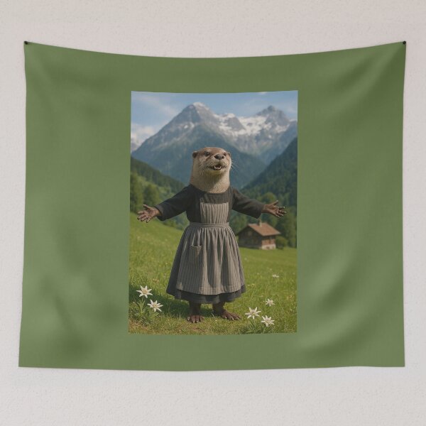 Item preview, Alpine Otter Sings an Uplifting Tune designed and sold by Tridentulus.