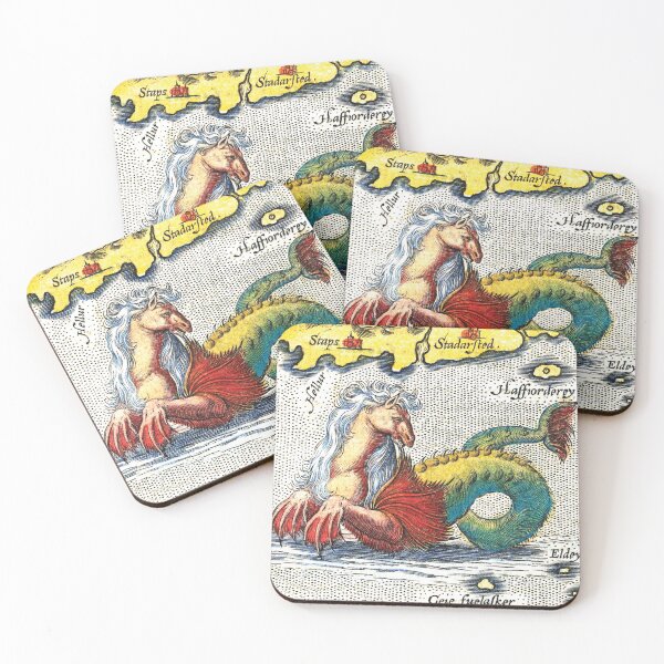 Item preview, Abraham Ortelius’s Islandia Seahorse designed and sold by OffCide.