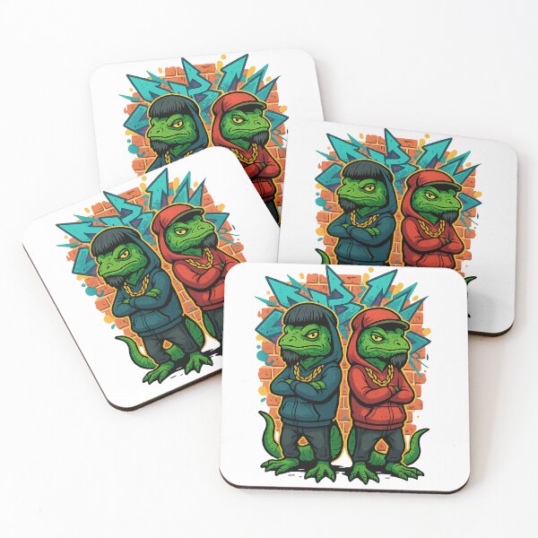 Item preview, Lizard Graffiti Duo in Hoodies designed and sold by FunnySignalStudio.