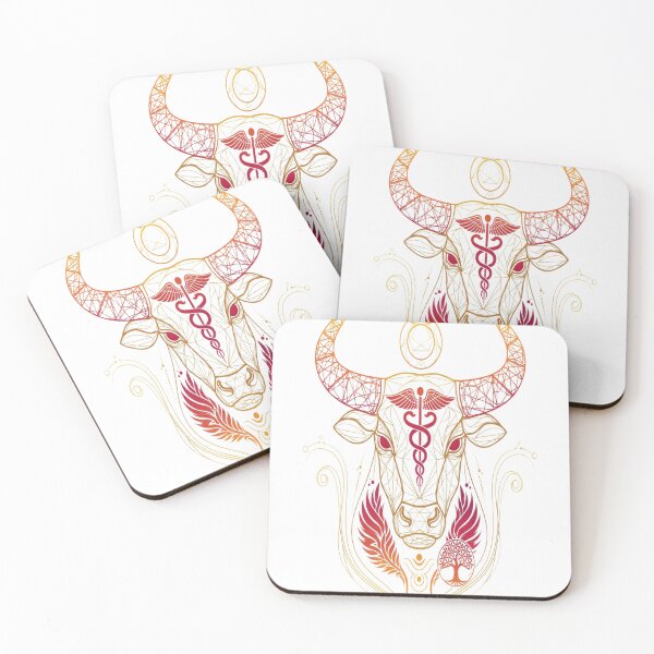 Item preview, Taurus Sacred Frequency Energy Design – Zodiac Art, Sacred Geometry, Mystical Healing Symbol designed and sold by NUR.