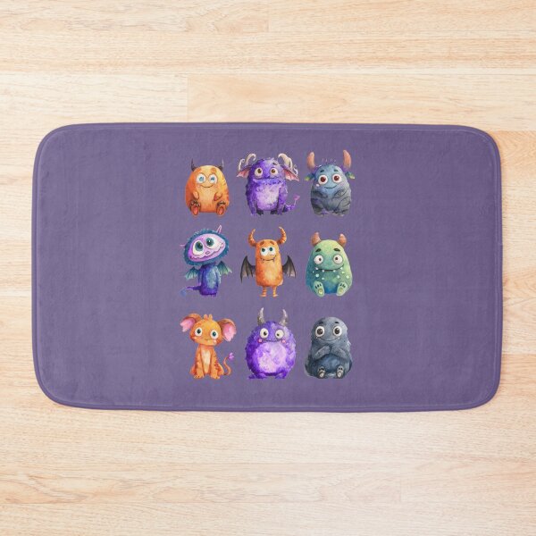 Item preview, Cute Watercolor Cartoon Monster Collection designed and sold by bAIryBarn.