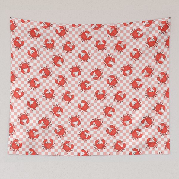 Item preview, Checkered and Crabs designed and sold by DafneDStudio.