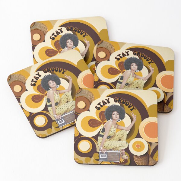 Item preview, Stay Groovy Retro Soul Art designed and sold by TzanzazTeez.