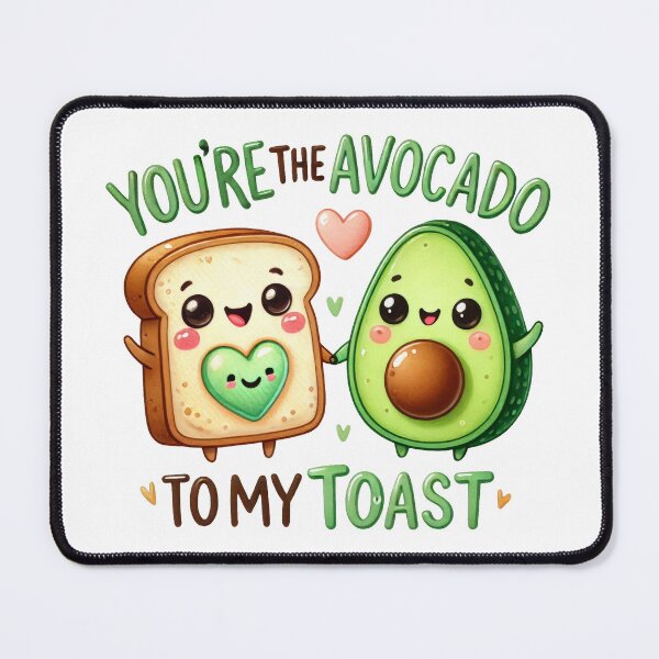 Item preview, Avocado and Toast funny Valentine designed and sold by butterflykissss.