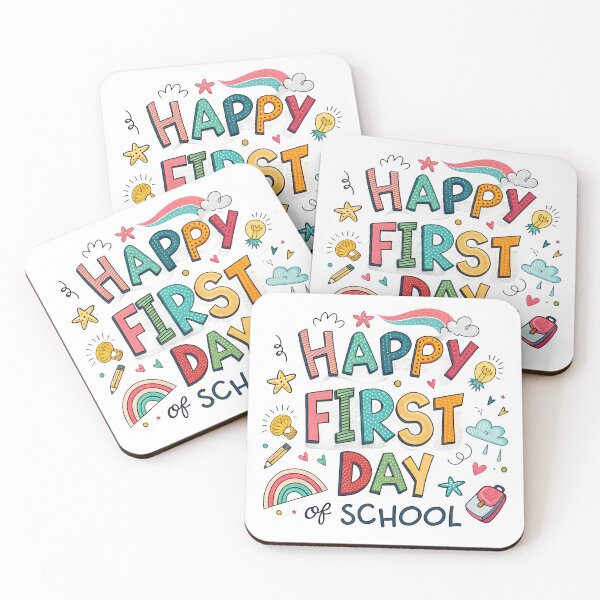 Item preview, happy first day of school designed and sold by GogoGrove.