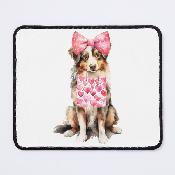 Item preview, Valentine's Australian Shepherd dog designed and sold by butterflykissss.