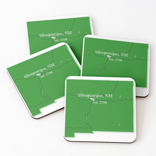 Item preview, Albuquerque, NM [Green] designed and sold by PhilbonianDezin.