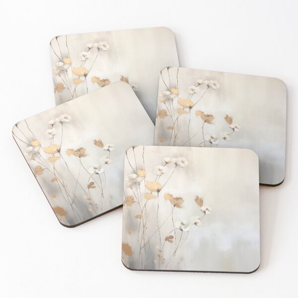 Item preview, Japandi and wabi sabi inspired gold and neutral herbs designed and sold by filigreedigital.