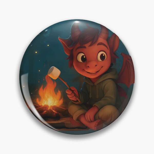 Item preview, Cute Jersey Devil Cryptid – Campfire Club Design designed and sold by designs_by_s2.